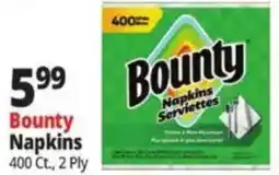 Ocean State Job Lot Bounty napkins offer