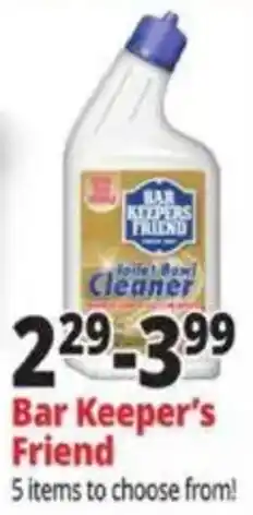 Ocean State Job Lot Bar Keeper's Friend toilet bowl cleaner offer