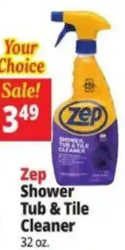 Ocean State Job Lot Zep Shower Tub & Tile Cleaner offer