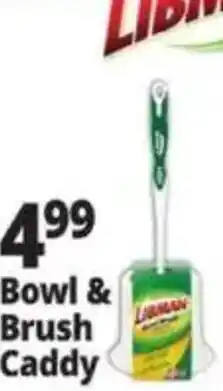 Ocean State Job Lot Libman bowl & brush caddy offer