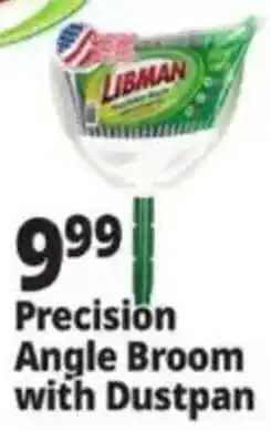 Ocean State Job Lot Libman Precision Angle Broom with Dustpan offer