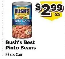 Food Town Bush's Best Pinto Beans offer