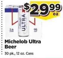 Food Town Michelob Ultra Beer offer