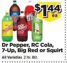 Food Town Dr Pepper, RC Cola, 7-Up, Big Red or Squirt offer