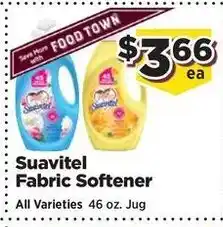 Food Town Suavitel Fabric Softener offer