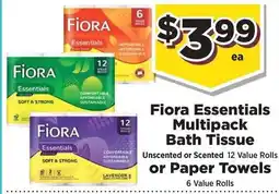 Food Town Fiора Essentials Multipack Bath Tissue offer
