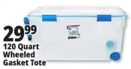 Ocean State Job Lot 120 Quart Wheeled Gasket Tote offer