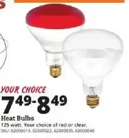Rural King Heat Bulbs offer