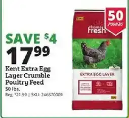 Rural King Kent Extra Egg Layer Crumble Poultry Feed offer