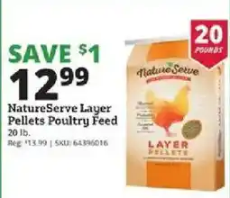 Rural King NatureServe Layer Pellets Poultry Feed offer