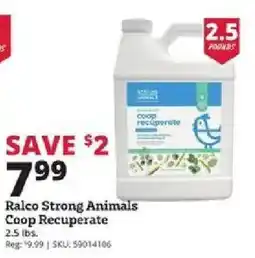 Rural King Ralco Strong Animals Coop Recuperate offer
