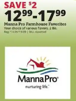 Rural King Manna Pro Farmhouse Favorites offer