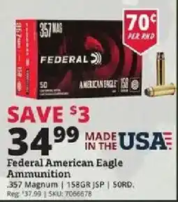 Rural King Federal American Eagle Ammunition offer