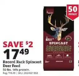 Rural King Record Rack Spincast Deer Feed offer