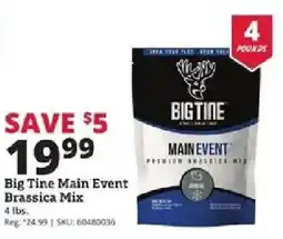 Rural King Big Tine Main Event Brassica Mix offer