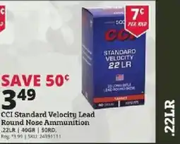 Rural King Cci Standard Velocity Lead Round Nose Ammunition offer