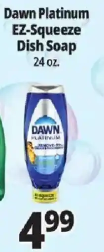 Ocean State Job Lot Dawn Platinum EZ-Squeeze Dish Soap offer