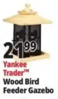 Ocean State Job Lot Yankee Trader Wood Bird Feeder Gazebo offer
