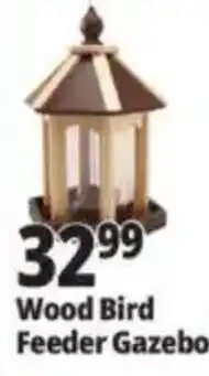 Ocean State Job Lot Wood Bird Feeder Gazebo offer