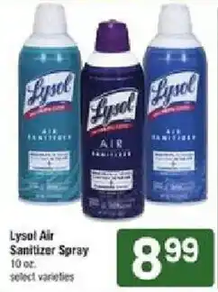 Shaw's Lysol Air Sanitizer Spray offer