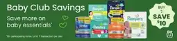 Shaw's Baby Club Savings offer
