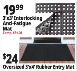 Ocean State Job Lot 3'x3' Interlocking Anti-Fatigue Mat offer