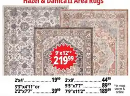 Ocean State Job Lot Hazel & Danica II Area Rugs offer