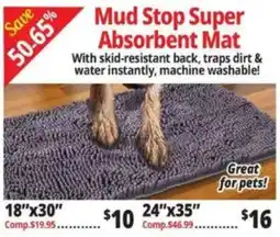 Ocean State Job Lot Mud Stop Super Absorbent Mat offer