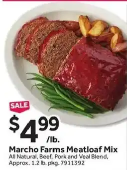 Stop&Shop Marcho Farms Meatloaf Mix offer