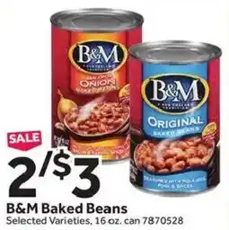 Stop&Shop B&M Baked Beans offer