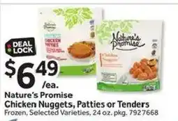 Stop&Shop Nature's Promise Chicken Nuggets, Patties or Tenders offer