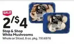 Stop&Shop Stop & Shop White Mushrooms offer