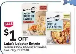 Stop&Shop Luke's Lobster Entrée offer