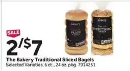 Stop&Shop The Bakery Traditional Sliced Bagels offer