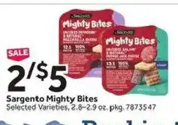 Stop&Shop Sargento mighty bites offer