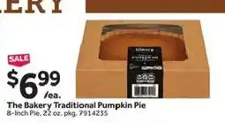 Stop&Shop The Bakery Traditional Pumpkin Pie offer