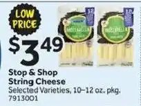 Stop&Shop Stop & Shop String Cheese offer