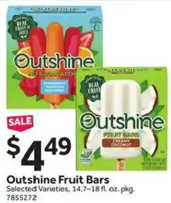 Stop&Shop Outshine Fruit Bars offer