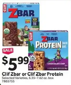 Stop&Shop Clif Zbar or Clif Zbar Protein offer