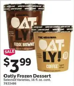 Stop&Shop Oatly Frozen Dessert offer
