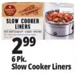 Ocean State Job Lot Bard's Choice slow cooker liners offer