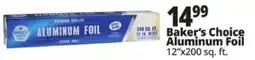Ocean State Job Lot Baker's Choice Aluminum Foil offer