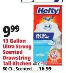 Ocean State Job Lot Hefty ultra strong scented drawstring tall kitchen offer