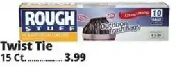 Ocean State Job Lot Rough Stuff outdoor trash bags offer