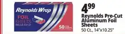 Ocean State Job Lot Reynolds pre-cut aluminum foil sheets offer