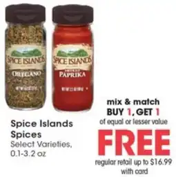 Gerbes Spice Islands Spices offer