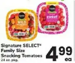 ACME Signature Select Family Size Snacking Tomatoes offer