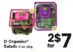 ACME O Organics Salads offer