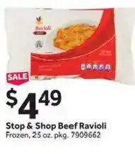 Stop&Shop Stop & Shop Beef Ravioli offer