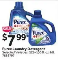 Stop&Shop Purex laundry detergent offer